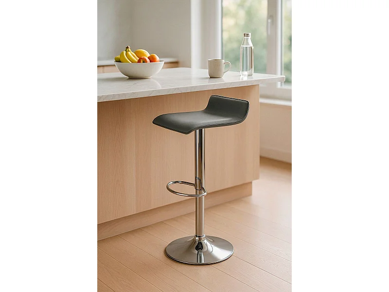 Taburetes Cocina - Taburete Tim - Gris oscuro