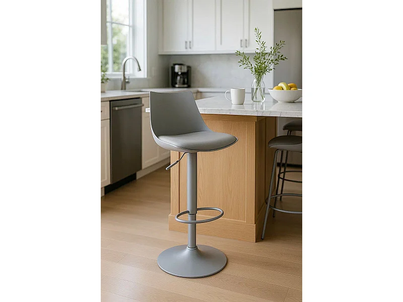 Taburetes Cocina - Taburete Nery Total - Gris