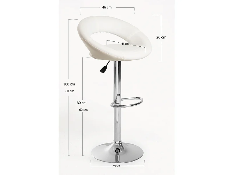 Taburetes Cocina - Taburete Onis - Blanco