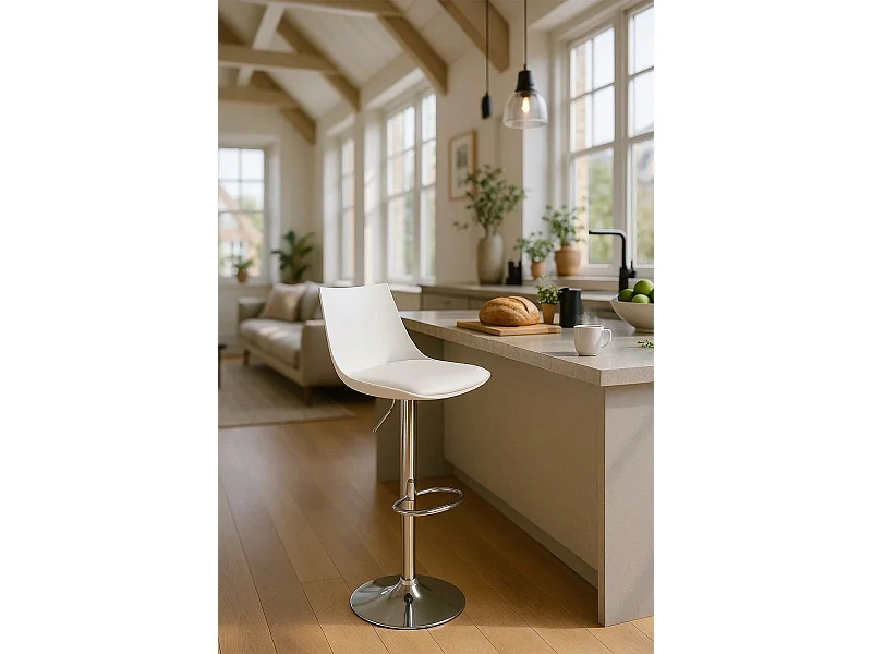 Taburetes Cocina - Taburete Nery - Blanco