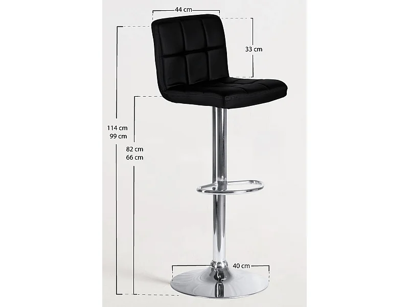 Taburetes Cocina - Taburete Casper - Negro