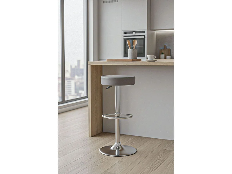 Taburetes Cocina - Taburete Kros - Gris claro