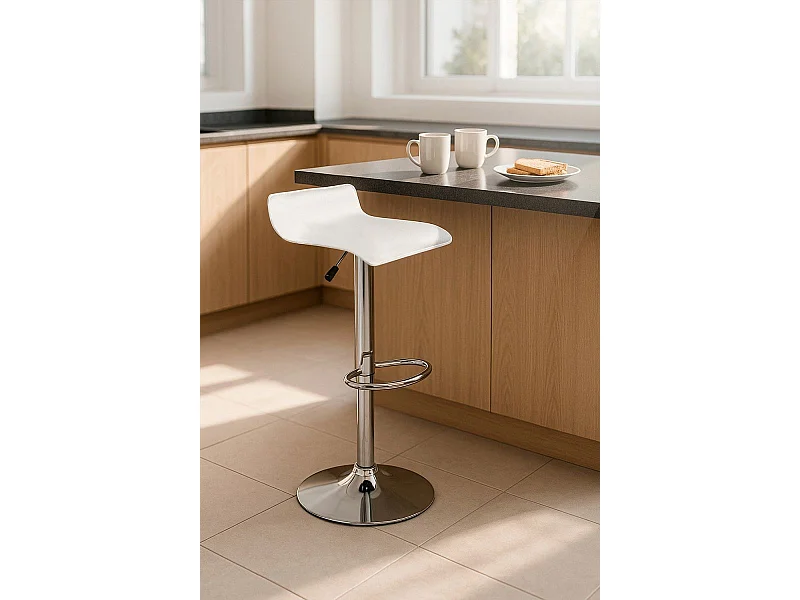 Taburetes Cocina - Taburete Tim - Blanco