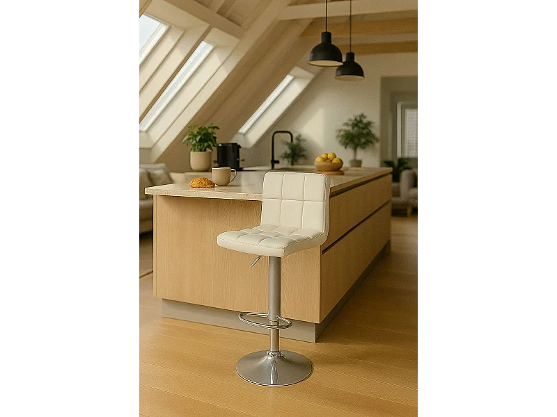 Taburetes Cocina - Taburete Casper - Blanco