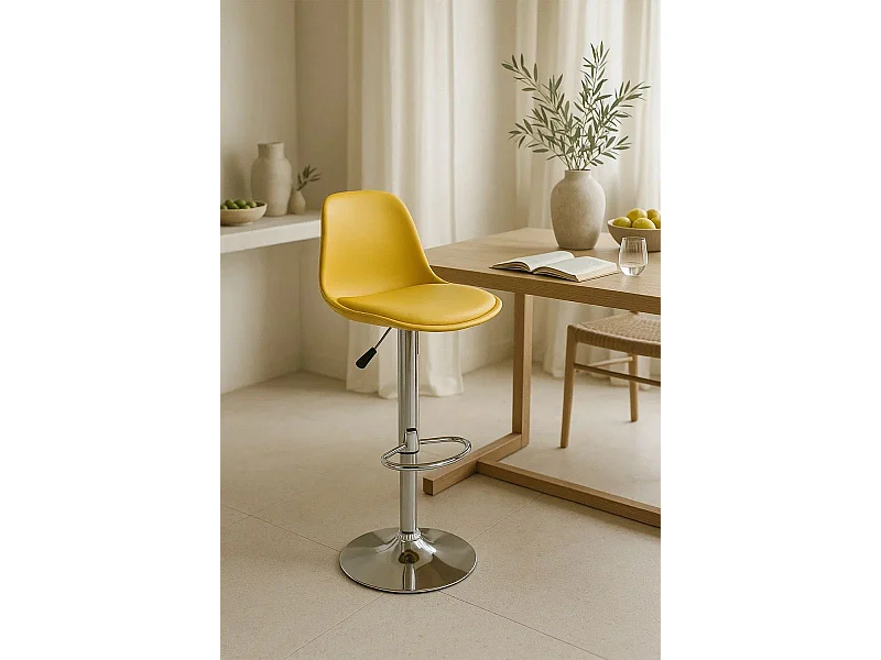 Taburetes Cocina - Taburete Tulipa - Amarillo