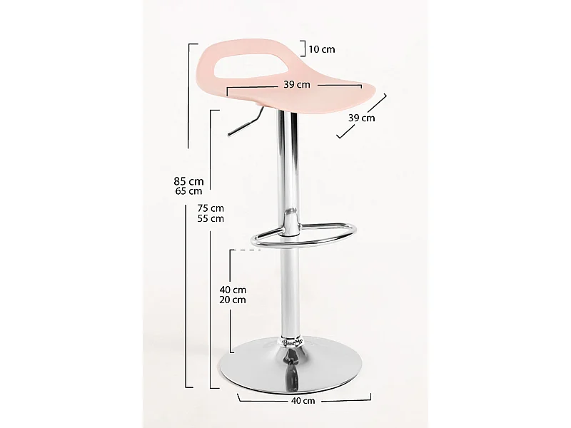 Taburetes Cocina - Taburete Dok - Rosa