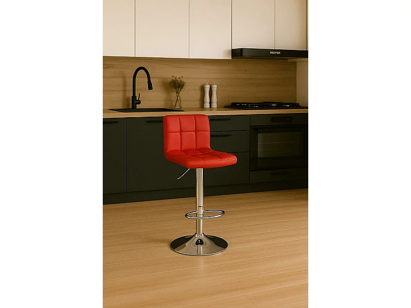 Taburetes Cocina - Taburete Casper - Rojo