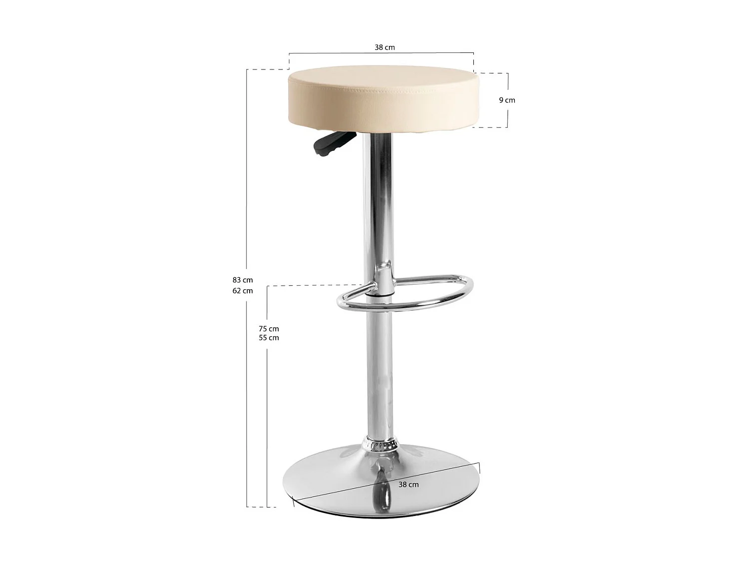 Taburetes Cocina - Taburete Kros - Beige