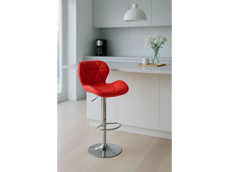 Taburetes Cocina - Taburete Pentagone - Rojo
