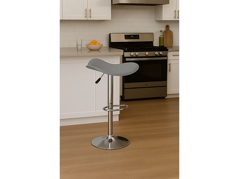 Taburetes Cocina - Taburete Rox - Gris claro