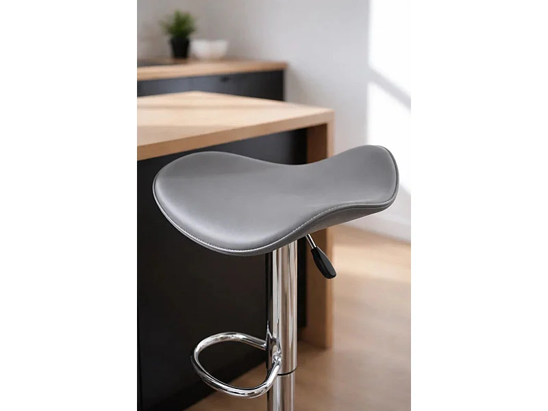 Taburetes Cocina - Taburete Rox - Gris claro