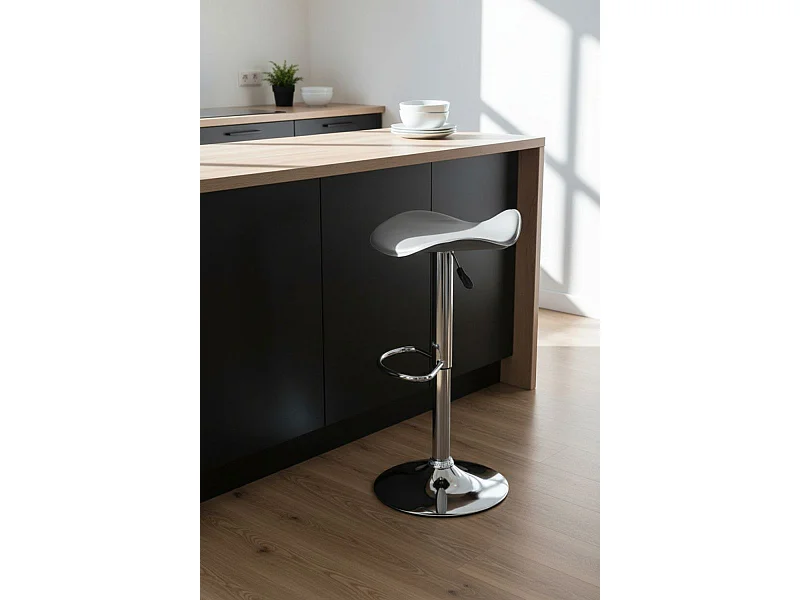 Taburetes Cocina - Taburete Rox - Gris claro