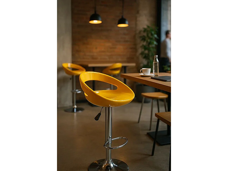 Taburetes Cocina - Taburete Onis Basic - Amarillo