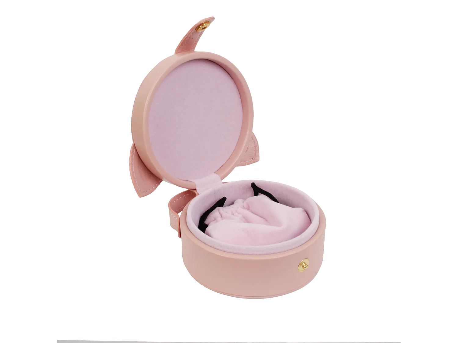 Boîte à Bijoux "Chat" 11cm Rose