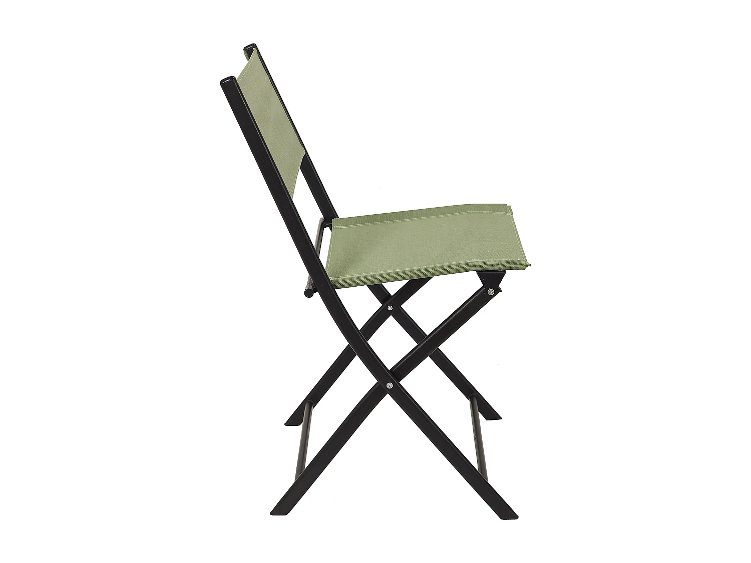 Chaise de jardin pliable en acier Elba