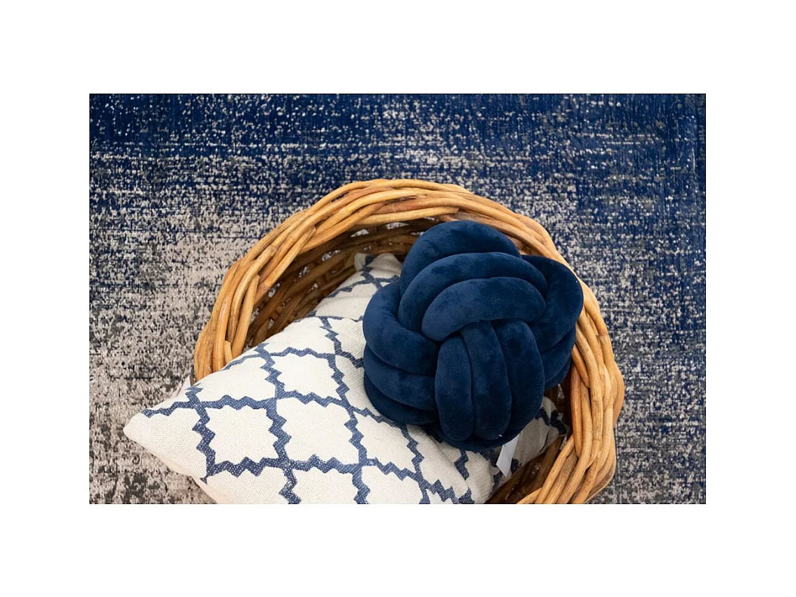 Coussin en velours Noeud 25 cm