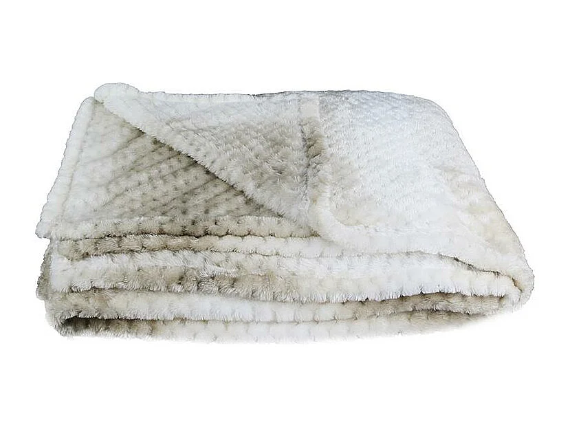 Plaid Nid Abeille Beige Xxl 150x200cm Beige