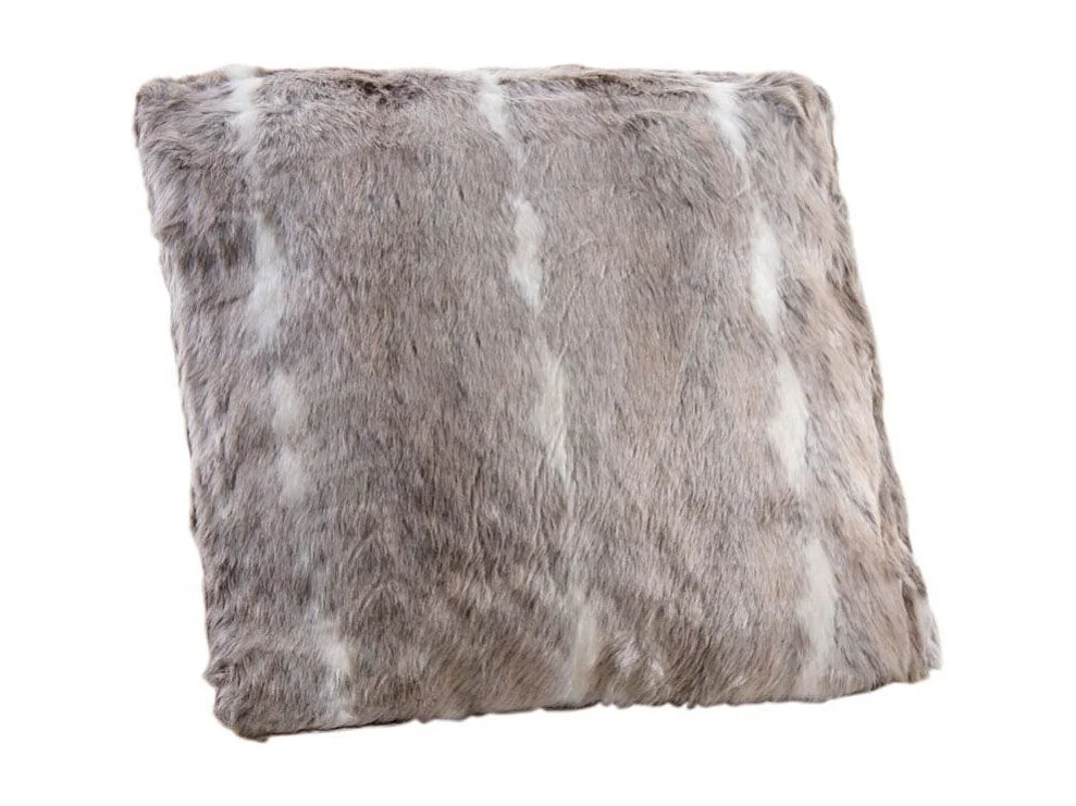 Coussin imitation fourrure 45 cm
