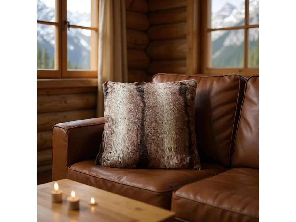 Cuscino in finta pelliccia 45 cm