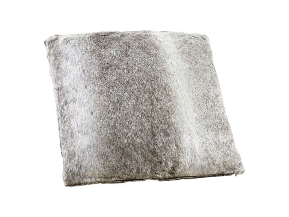 Coussin imitation fourrure 45 cm