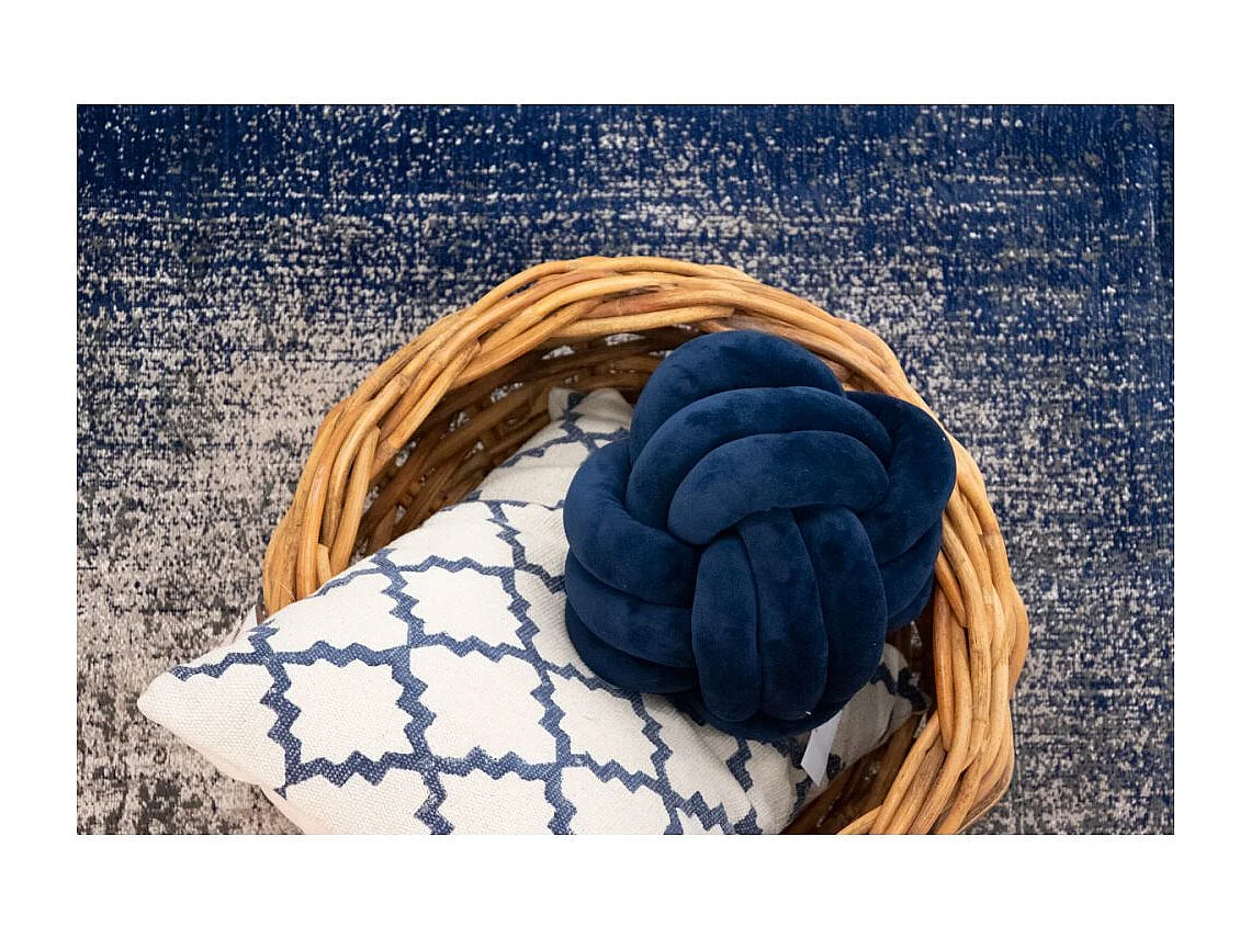 Coussin en velours Noeud 25 cm