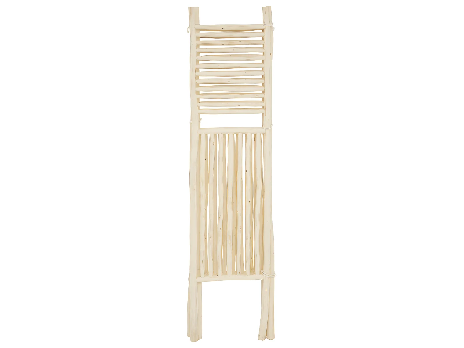 Paravent en Bois de Peuplier et Coton H 169,5 cm