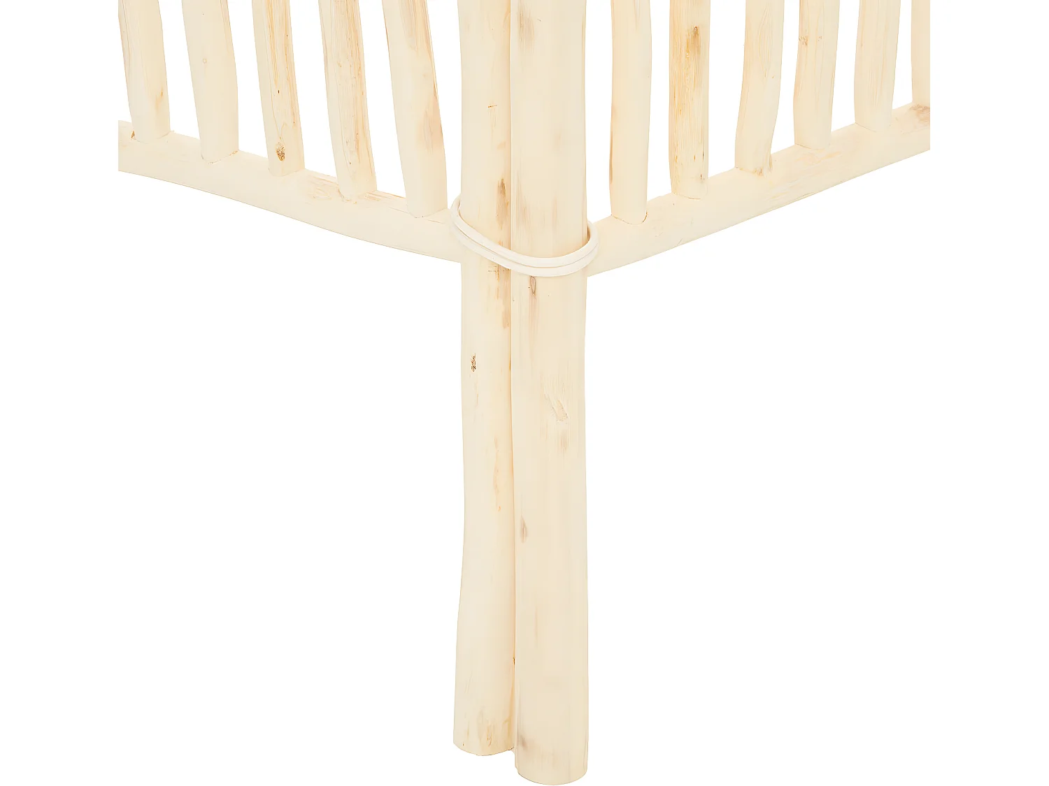 Paravent en Bois de Peuplier et Coton H 169,5 cm