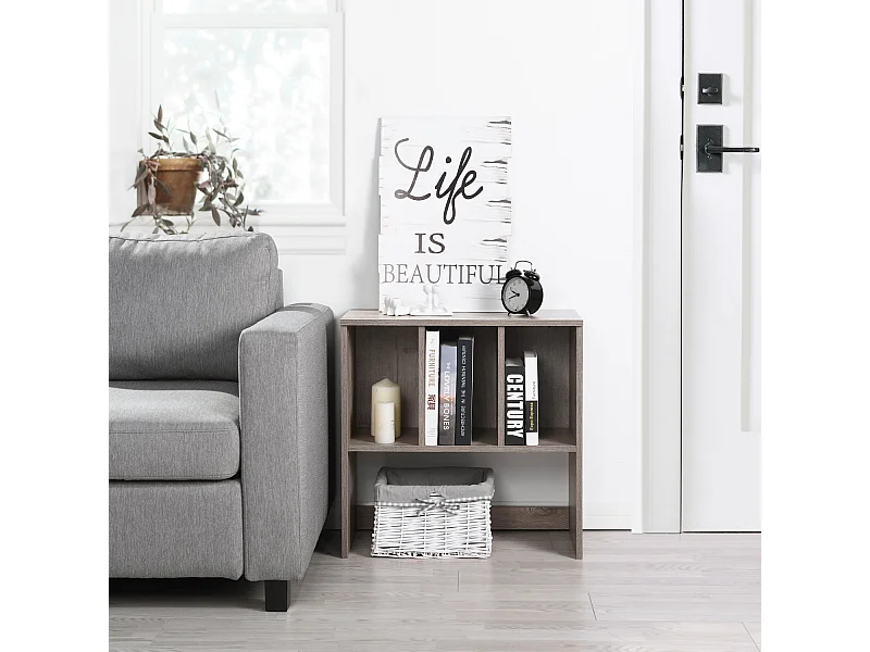 URBAN MEUBLE Meuble de rangement 3 niches 60*30*60CM