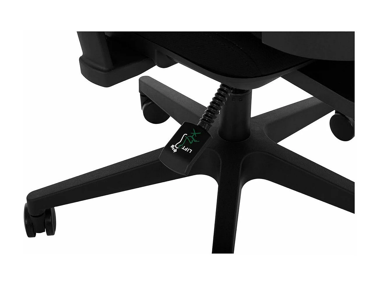 Poltrona cadeira de escritório com apoio de cabeça carga máxima 200 kg preta 14_0000882