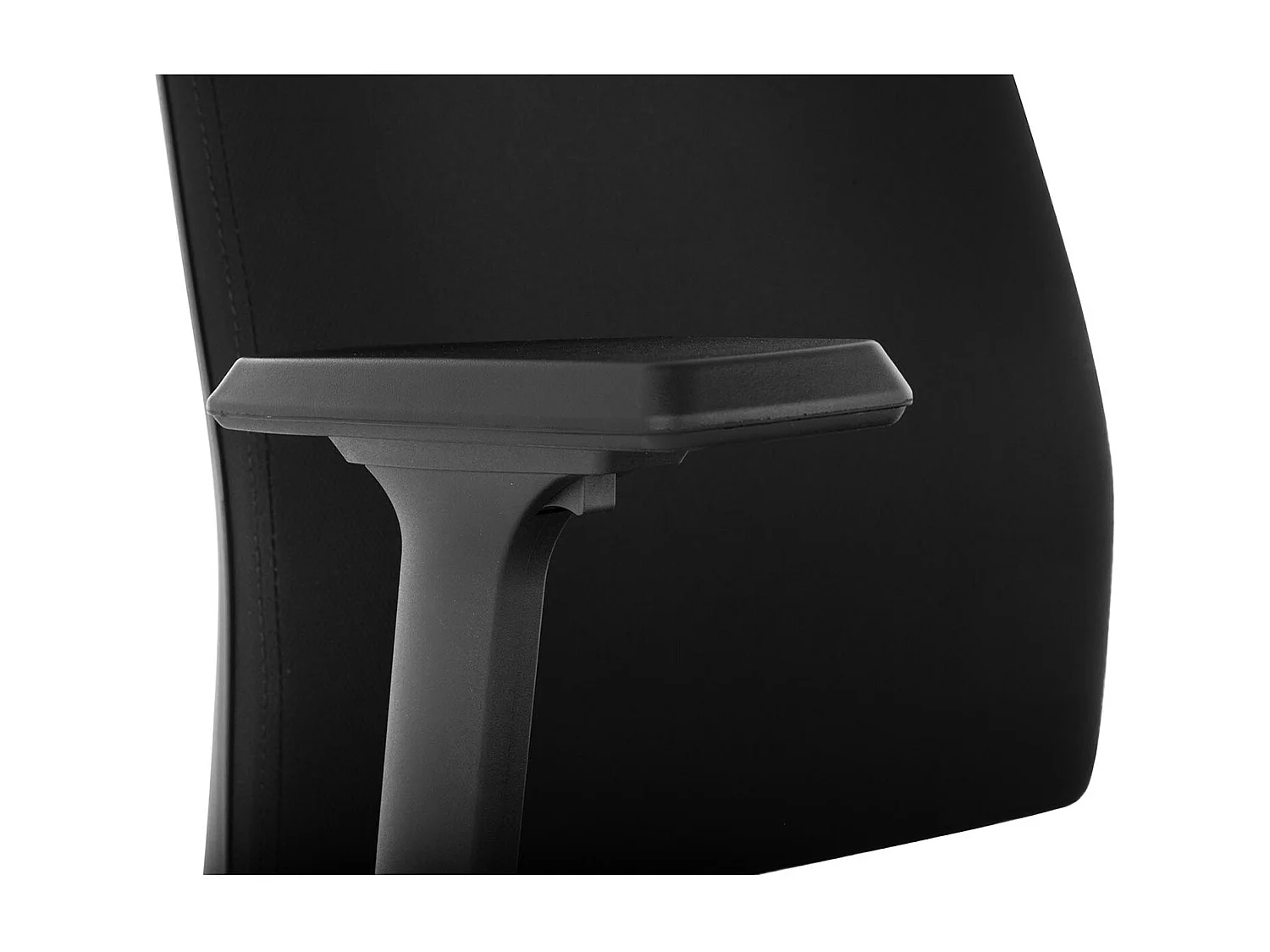 Poltrona cadeira de escritório com apoio de cabeça carga máxima 200 kg preta 14_0000882