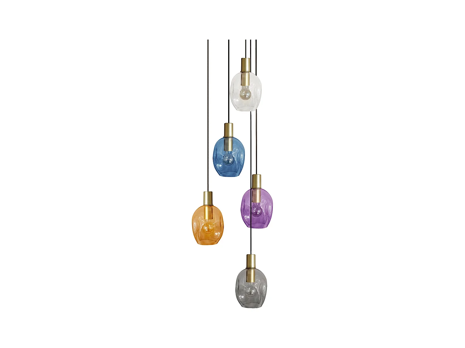 Lustre TOSEL ,métal,Dorado,P 100xD60xD Hcm