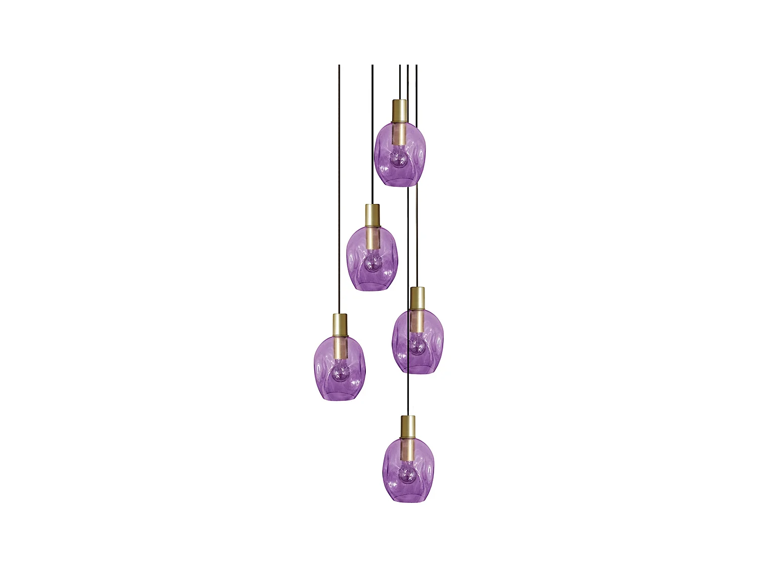 Lustre TOSEL ,métal,Dorado,P100xD60x DHcm