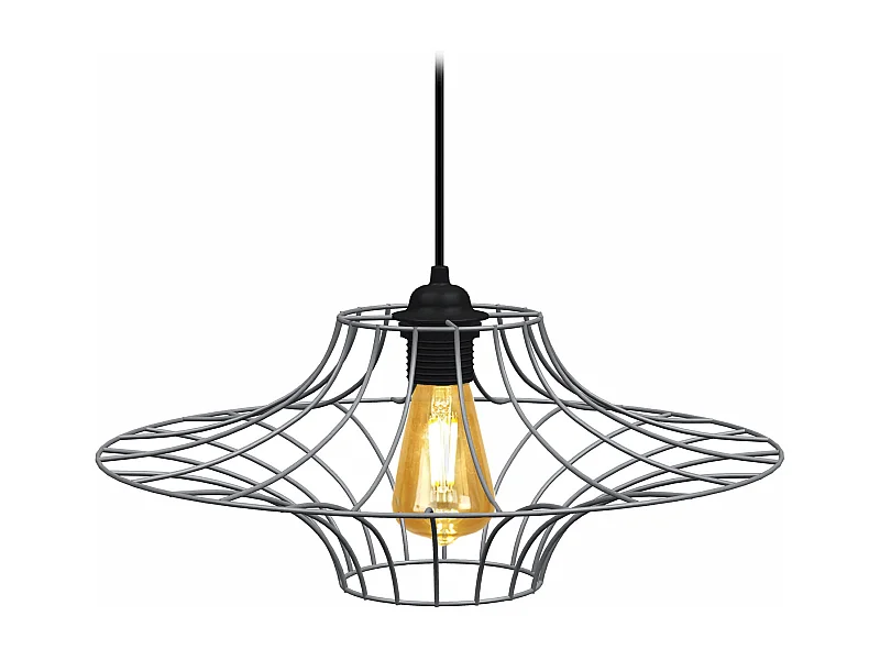 Suspension TOSEL ,métal,Aluminium,H 76xD 40x P 40cm