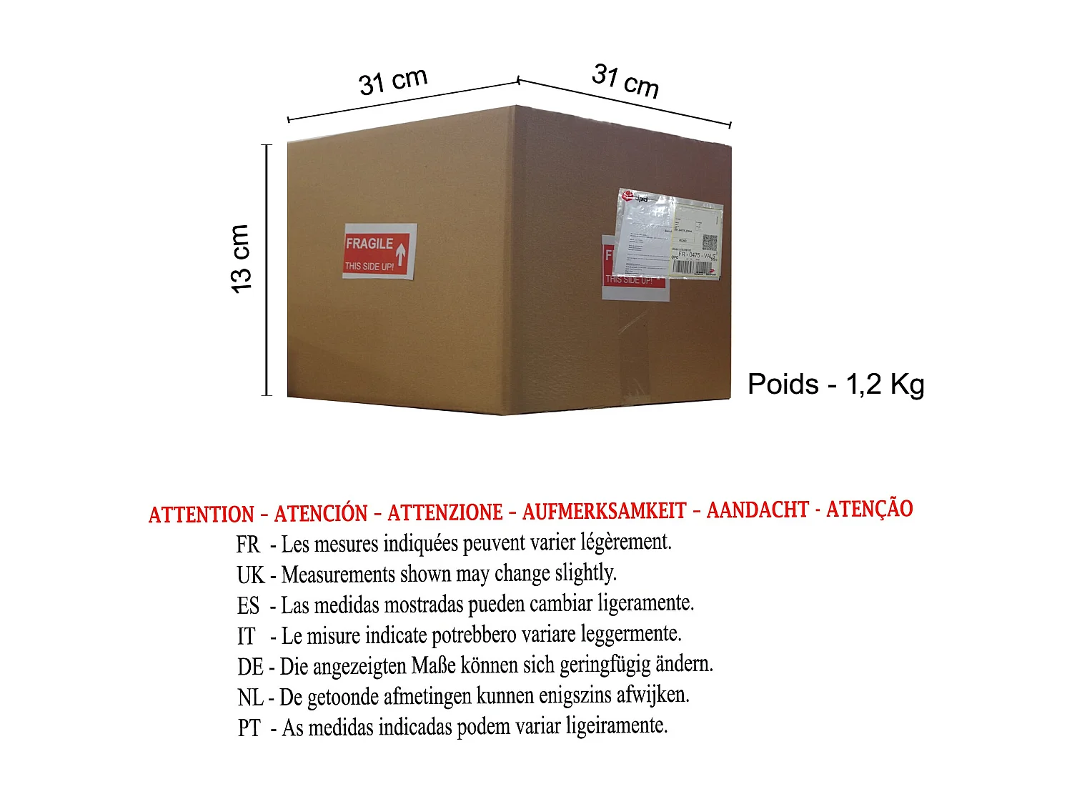 Suspensão TOSEL  UFO metal geométrico branco D60 x  H80  cm