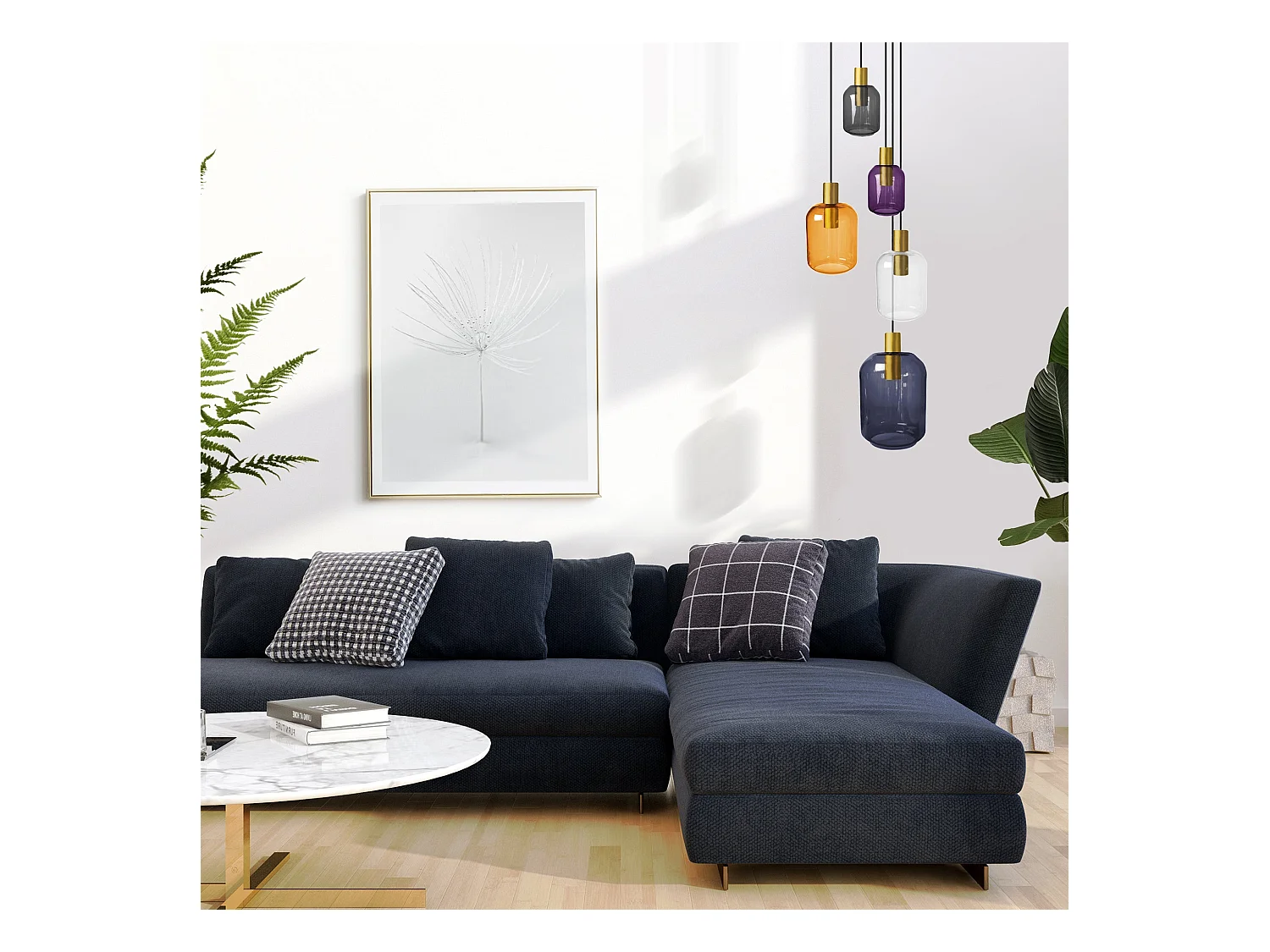 Lustre TOSEL ,métal,Dorado,H100x D60xP60cm