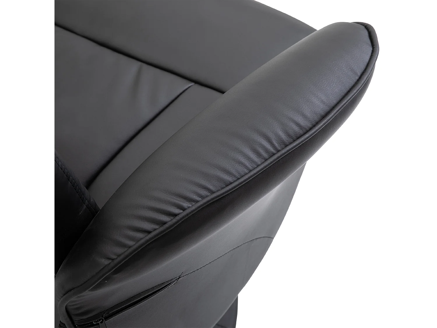 Sillón reclinable otomana negro 81x81x105 cm HOMCOM