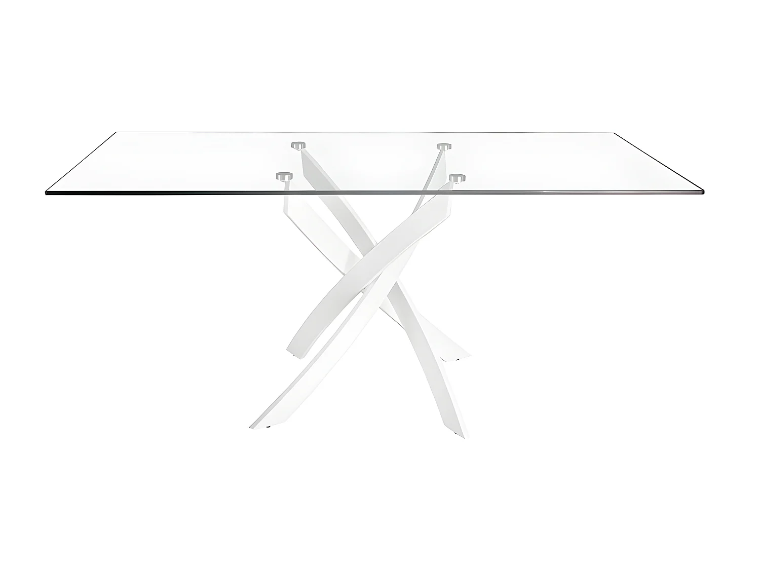 Tavolo da pranzo rettangolare in vetro 1138 ANGEL CERDA