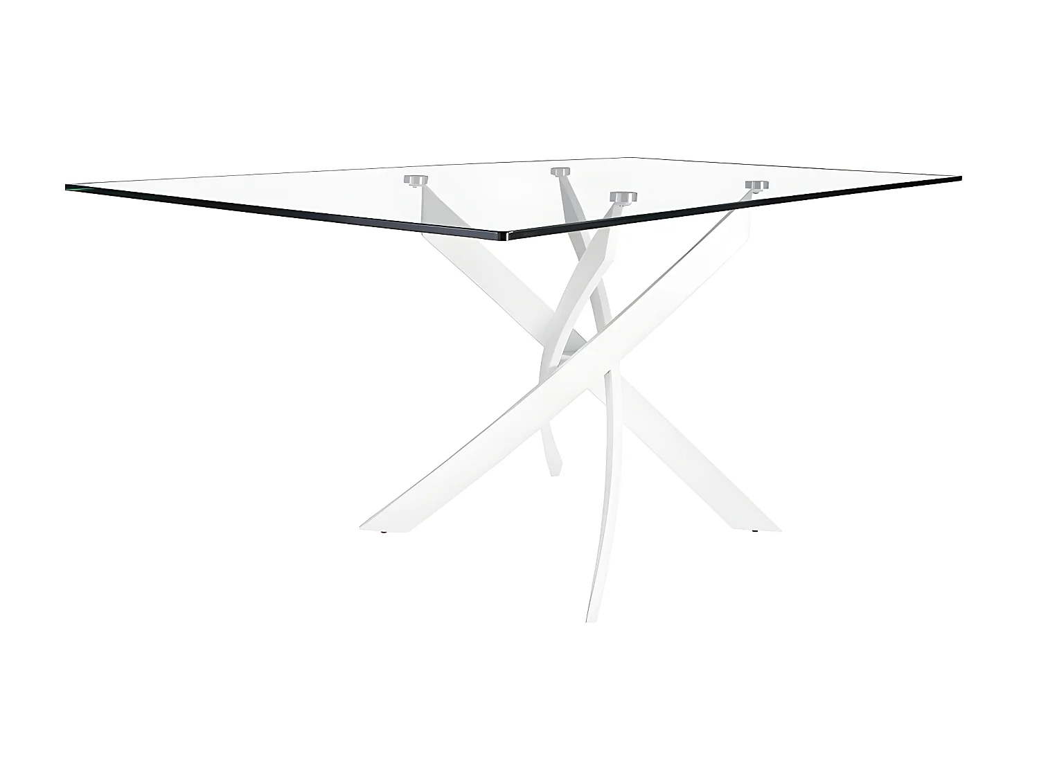 Tavolo da pranzo rettangolare in vetro 1138 ANGEL CERDA