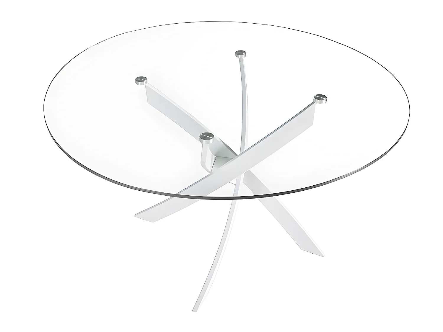 Mesa de jantar redonda de vidro 1138 ANGEL CERDA