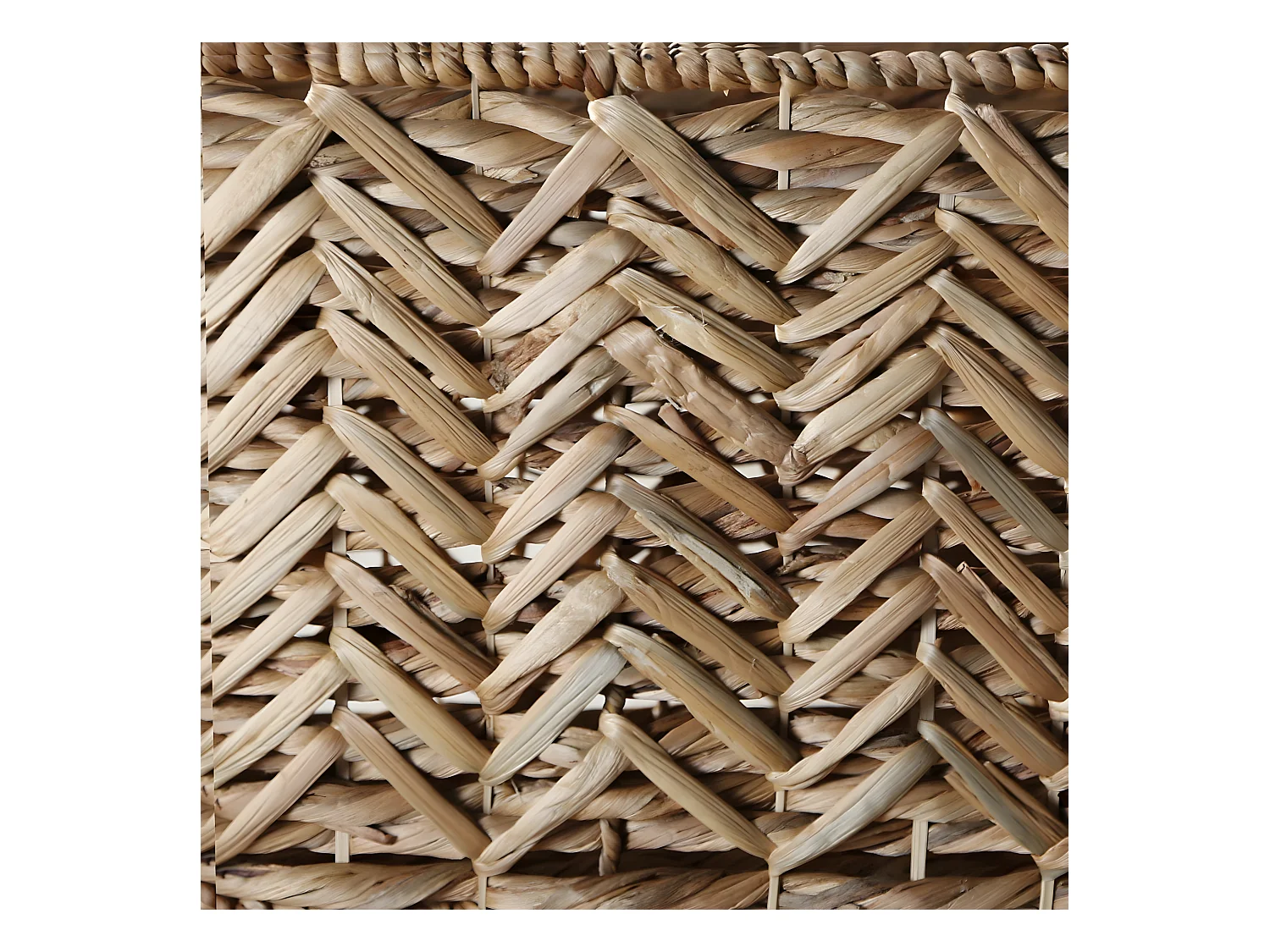 Panier haut en jacinthe d'eau petit modèle - L40xH30 cm