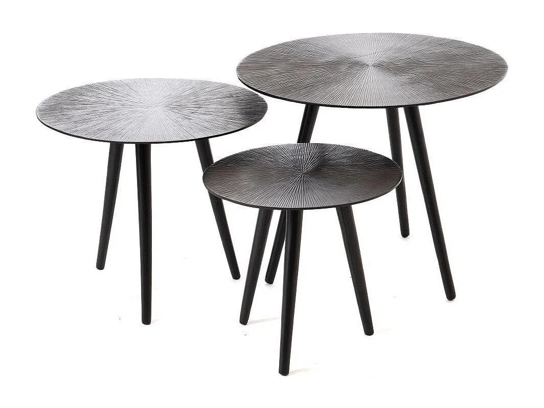 Set de 3 bout de canapé Luna