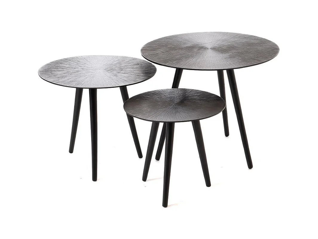 Set de 3 bout de canapé Luna