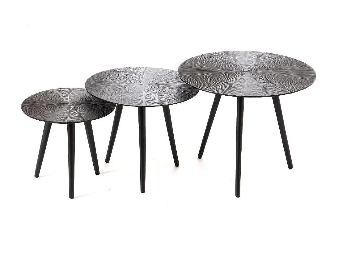 Set de 3 bout de canapé Luna