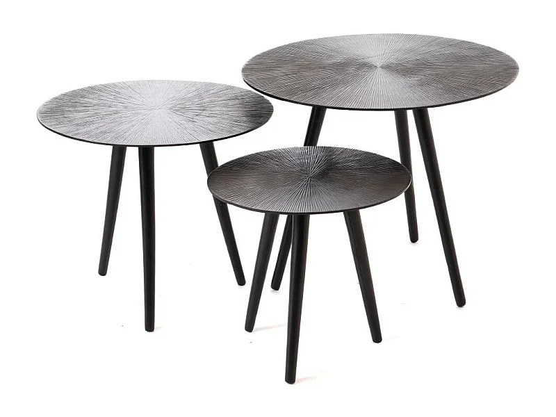 Set de 3 bout de canapé Luna