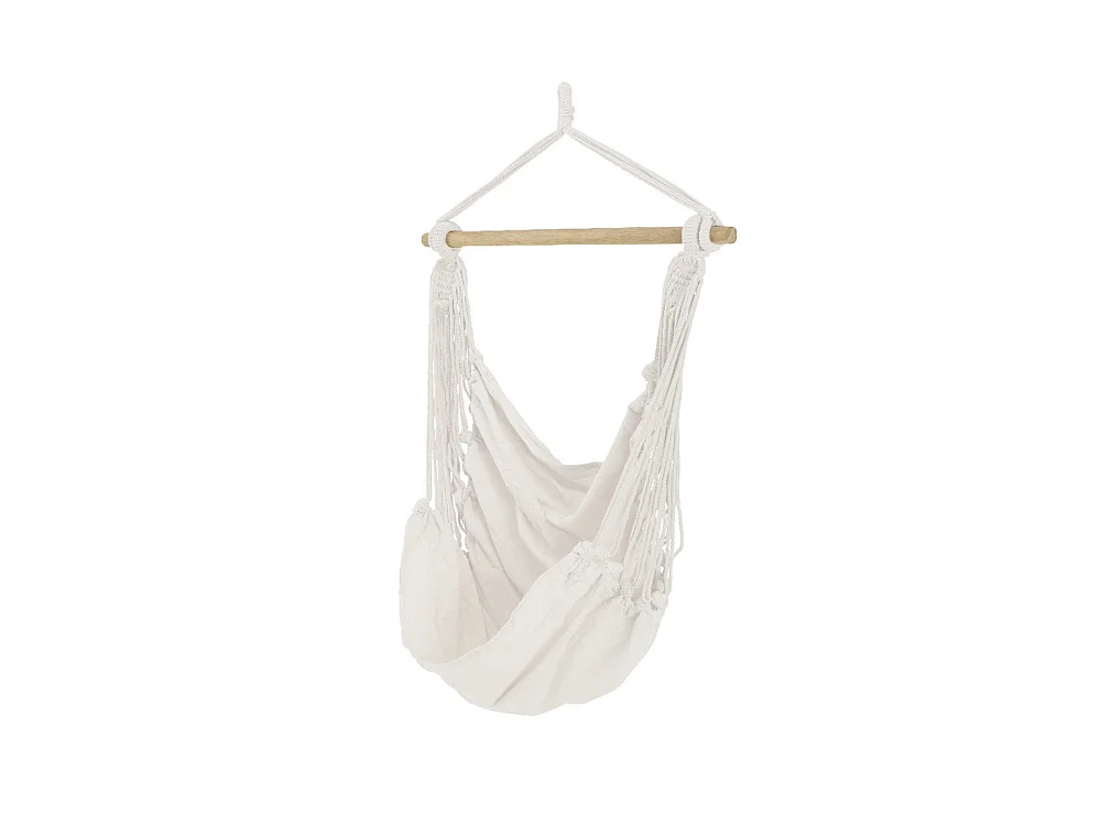 Chaise Kaemingk Hamac Coton Polyester Blanc