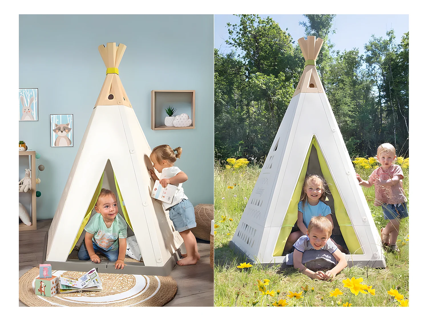 Tipi enfant évolutif intérieur/extérieur - Smoby