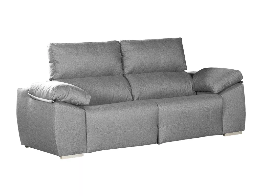 Kauf Unique Sofa Dgentili, 3-Sitzer-Sofa aus gepolstertem Stoff, Sofa mit elektrischem Antrieb, Multiposition und Liegefunktion, 190x100h100 cm, Grau