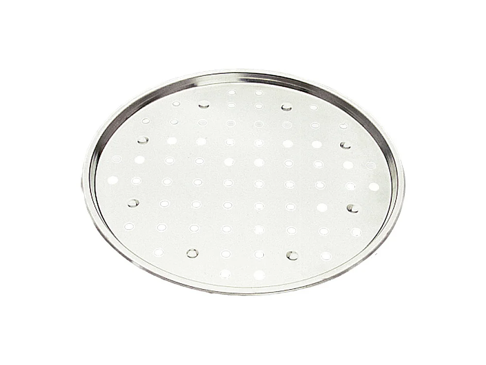 Plaque à pizza perforée avec pied
