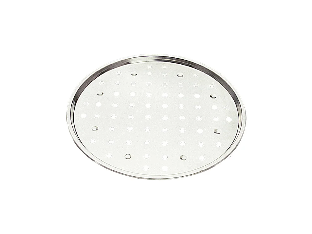 Plaque à pizza perforée avec pied