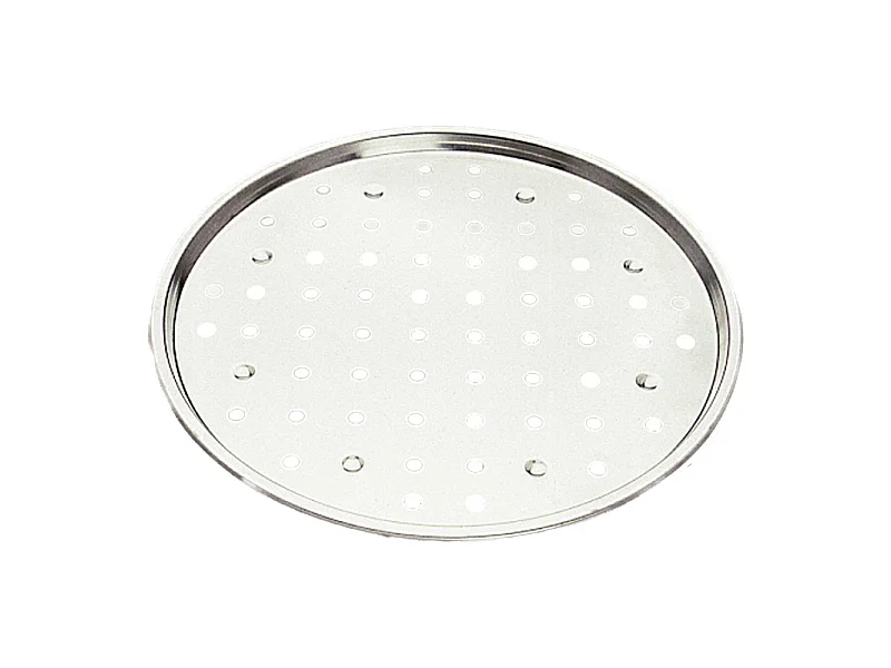 Plaque à pizza perforée avec pied